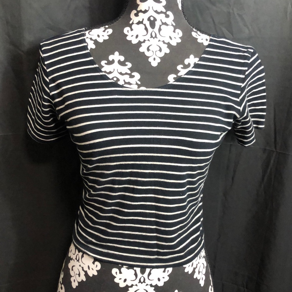 American Apparel Stripe Crop Top